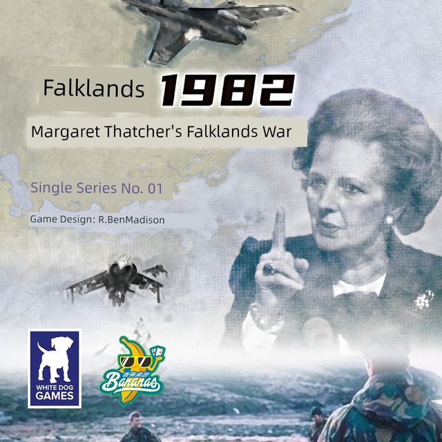 Genuine board game Horse Island 1982 Mrs. Thatcher's Falkland War War Chess Game Chinese version