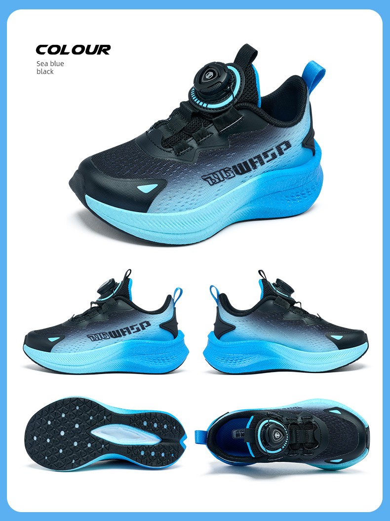 Lightweight Bumblebee Children's Shoes, Boys' Sports Shoes, Mesh Breathable Shock-Absorbing Non-Slip Youth Mesh Shoes, Kidsren's Running Shoes — 21