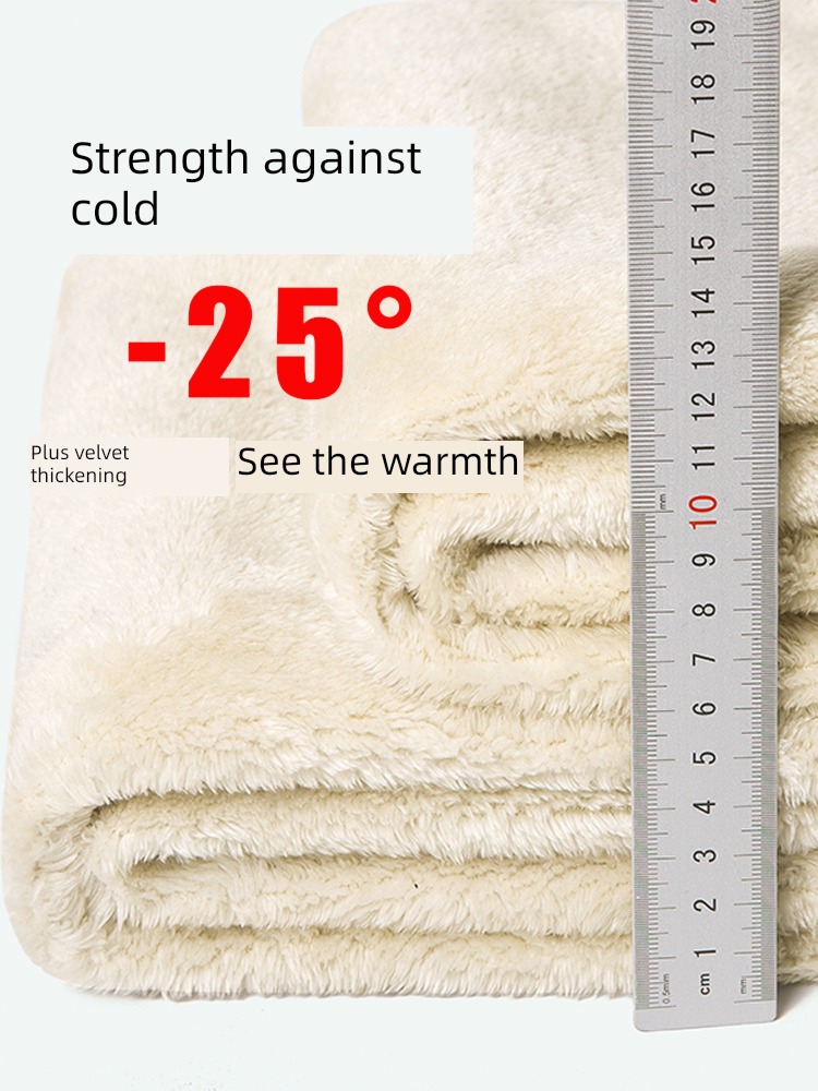Lamb cashmere winter Wear out trend Versatile leisure time trousers