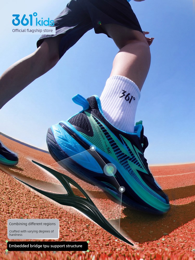 Fast and Furious 3 | 361 Degrees Children's Shoes Official Genuine Boys' Running Shoes Autumn New Children's Sports Shoes Youth Shoes