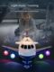 Extra large aircraft model toy children's passenger aircraft with wheels lighting alloy model aircraft boy simulation ornament assembly