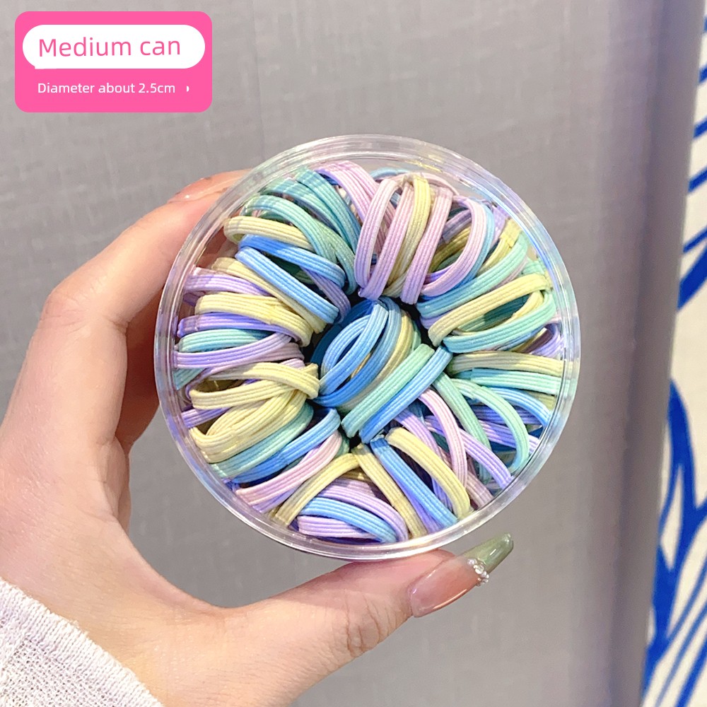 Children's Rubber Bands, High-Elasticity Hair Ties, Durable Hair Ropes with Good Elasticity, Girls' Hair Accessories That Don'T Damage Hair, Ponytail Hair — 3