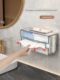 Jiabangshou creative cardboard box wall-mounted facial tissue washing towel storage box kitchen upside-mounted roll paper box