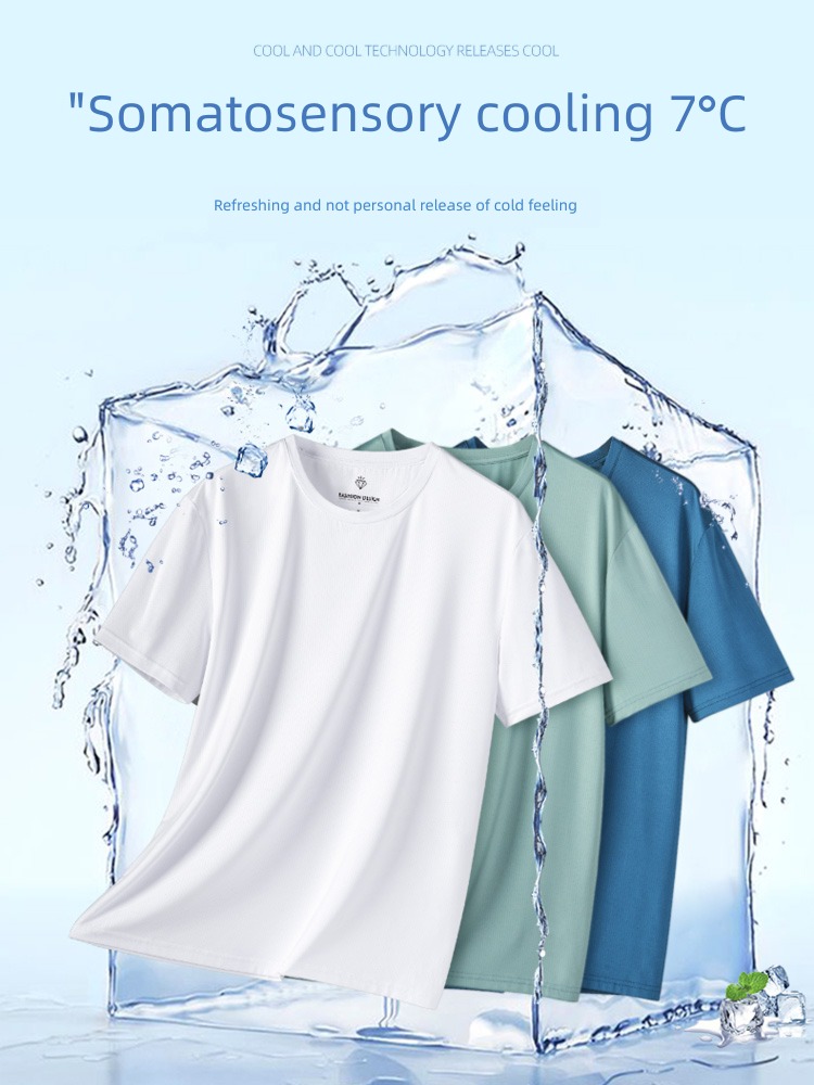American style Big size breathable quick-drying Mesh Short sleeve T-shirt