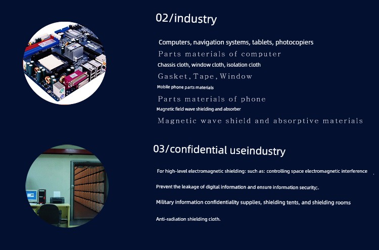 Anti-Radiation Shielding Cloth, Electromagnetic Shielding Material, Mobile Phone Signal Shielding Cloth, Conductive Fiber, Metal Rfid Anti-Interference — 19