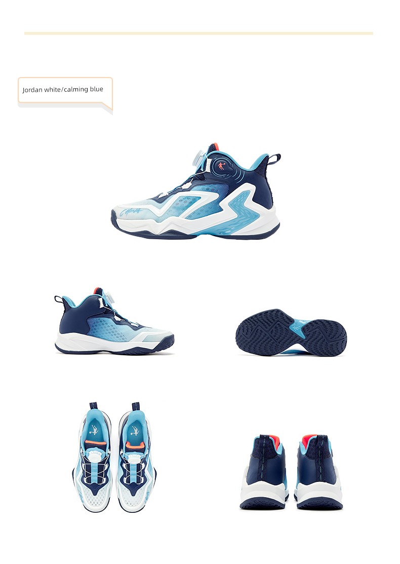 Jordan Boys' Basketball Shoes, Mesh Breathable, 2026 Summer New Model, Elementary School Students' Knob-Lock Combat Boots, Children's Sports Shoes — 27