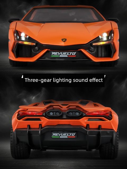 1 24 Lamborghini simulated alloy car model children's toy car model poison big cow sports car boy gift