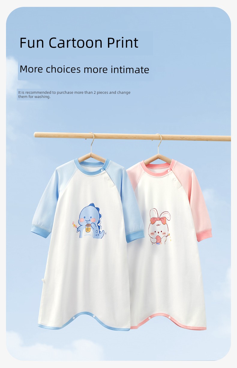 Baby Pajamas, Spring and Autumn Long-Sleeved Onesies, Toddler Boys' Nightgowns, Boys' and Girls' Nightgowns, Autumn and Winter Baby Sleeping Bags — 15