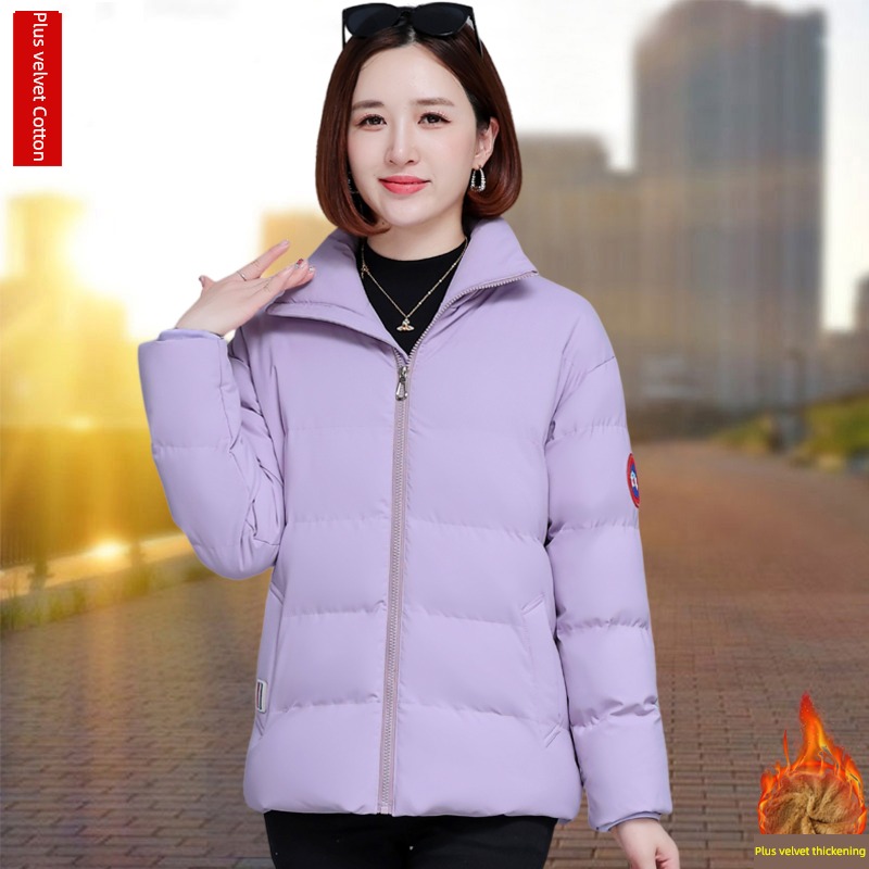 have cash less than that is registered in the accounts Autumn and winter Plush thickening middle age mom Cotton