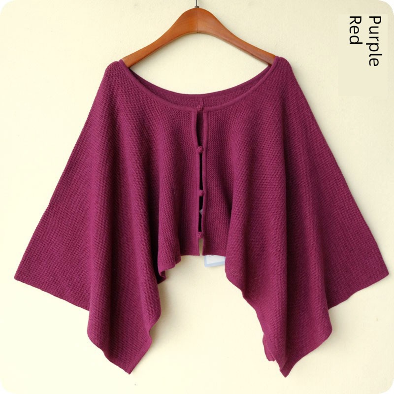 External order Tail goods Bat type Pure wool Shawl Spring