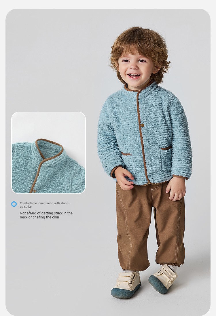 [Courage Soft Leather] Mini Bala Boys and Girls Children's Jacket Water-Repellent Plush Inner Lining Three-In-One 2026 Autumn — 11