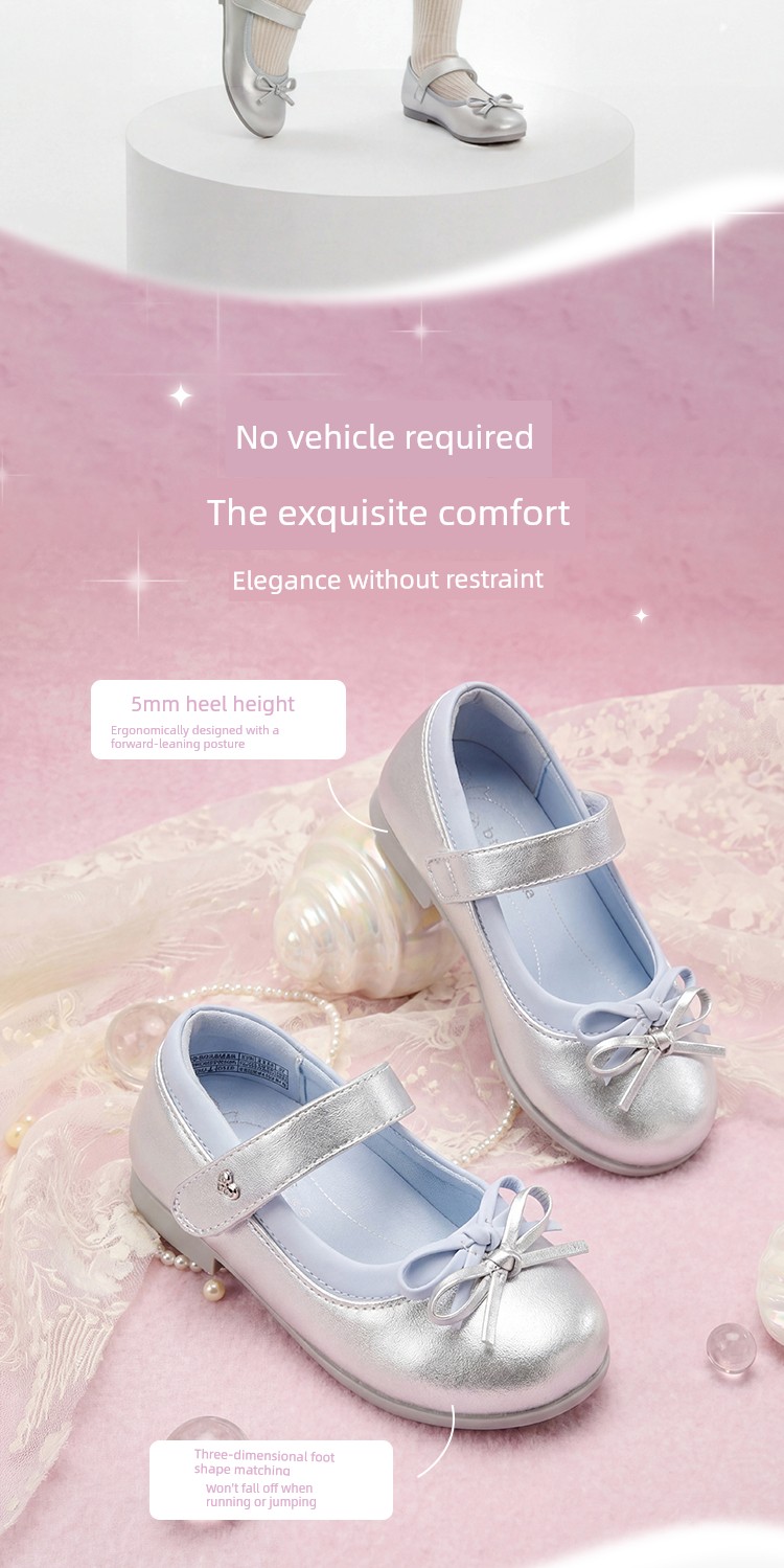 Balabala Children's Shoes Princess Sandals for Girls 2026 New Spring and Autumn Dress Shoes Performance Shoes — 5