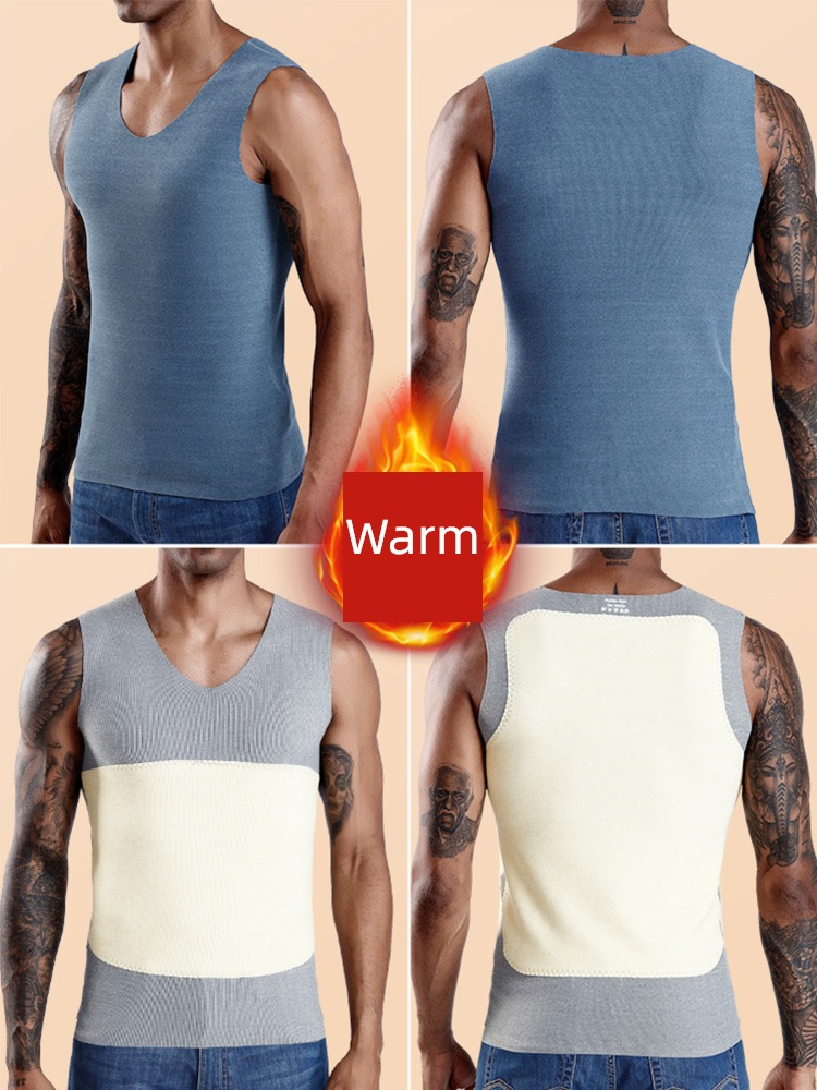 silk Protecting stomach Derong Sanding Autumn and winter keep warm vest