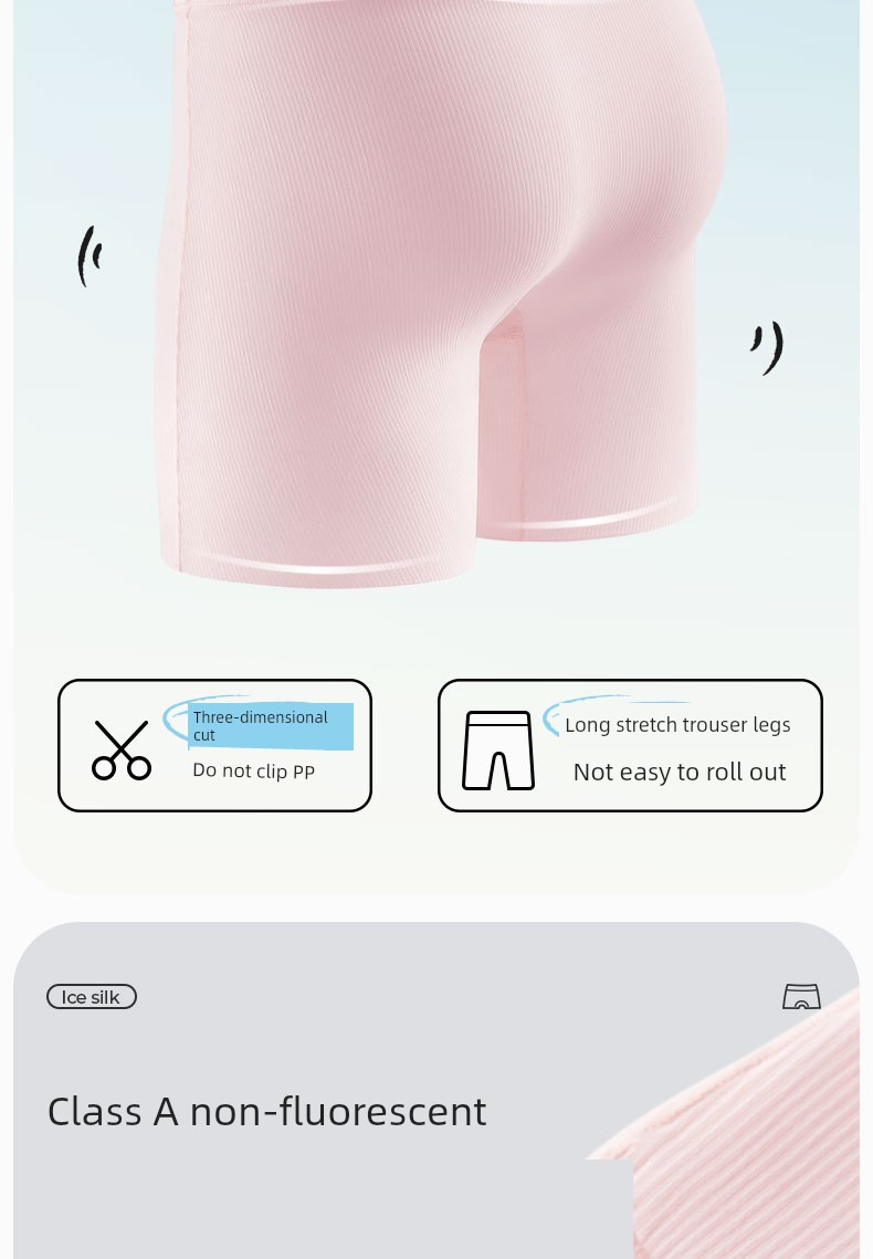 Girls' Safety Shorts and Underwear Two-In-One, Anti-Exposure Leggings for Baby Girls, Summer Thin Style — 12