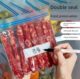 【好易得】家用食品级双筋密封袋冰箱收纳袋冷藏冷冻均可双层保鲜