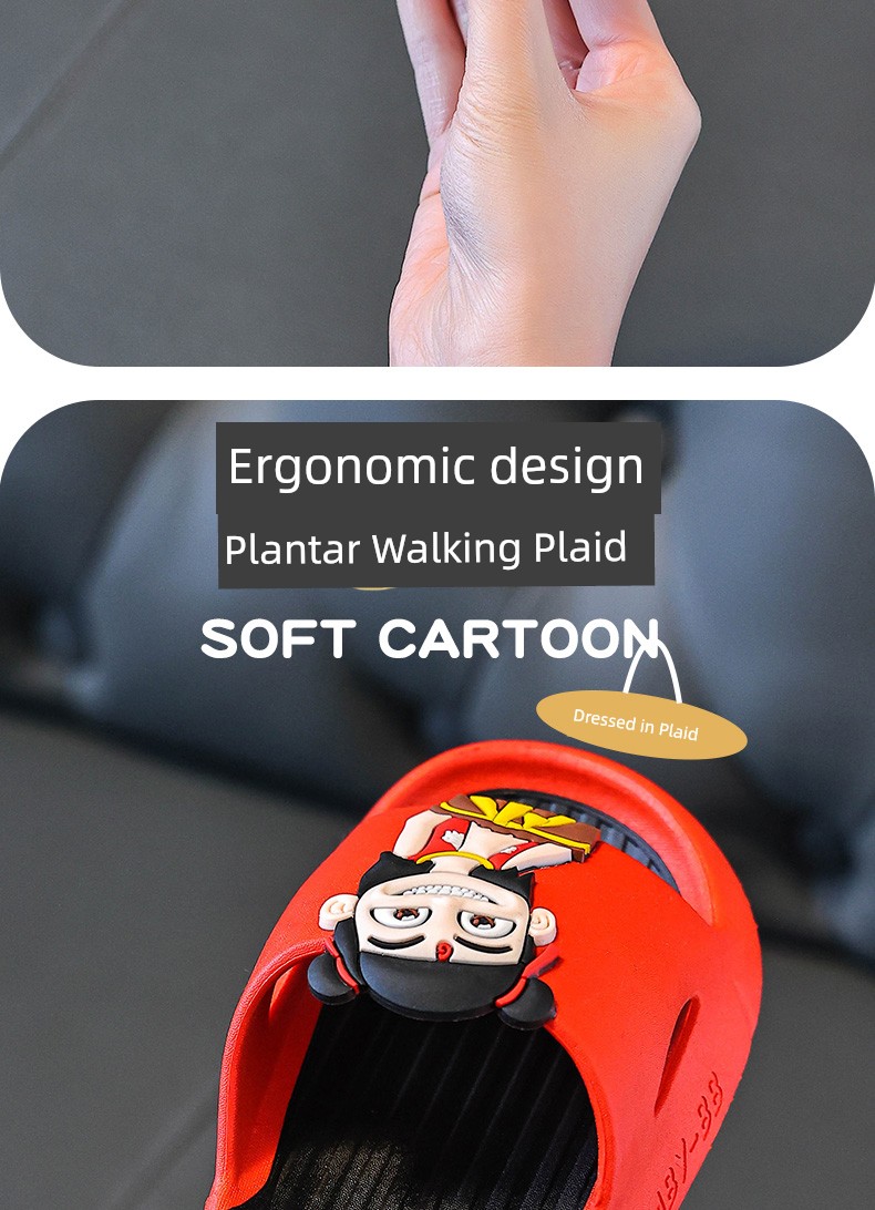 2025 New Arrival Nezha Slippers AO C Slippers Kids Summer Home Soft Bottom Non Slip Baby Summer Slippers Boys and Girls — 6