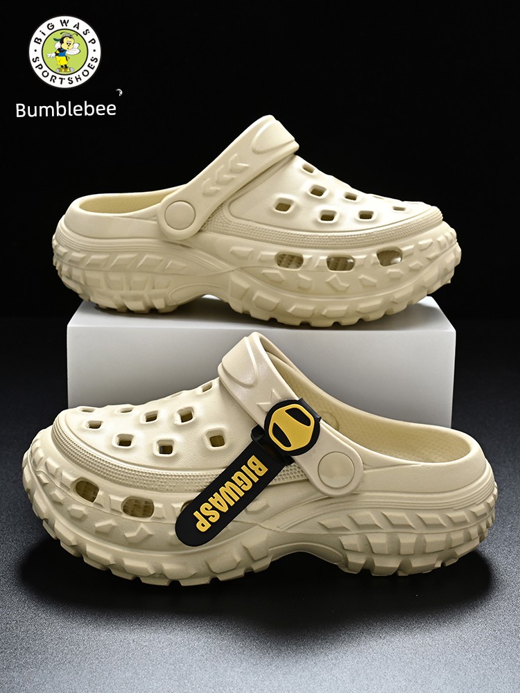 Bumblebee Kids Hole Slippers Boys Summer New Arrival Non Slip 2025 Sandals Older Boy Children's Shoes Sandals — 3