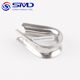 Sumeda 304 stainless steel ring chicken heart ring sheath wire rope triangle ring protective cover triangle ring boast