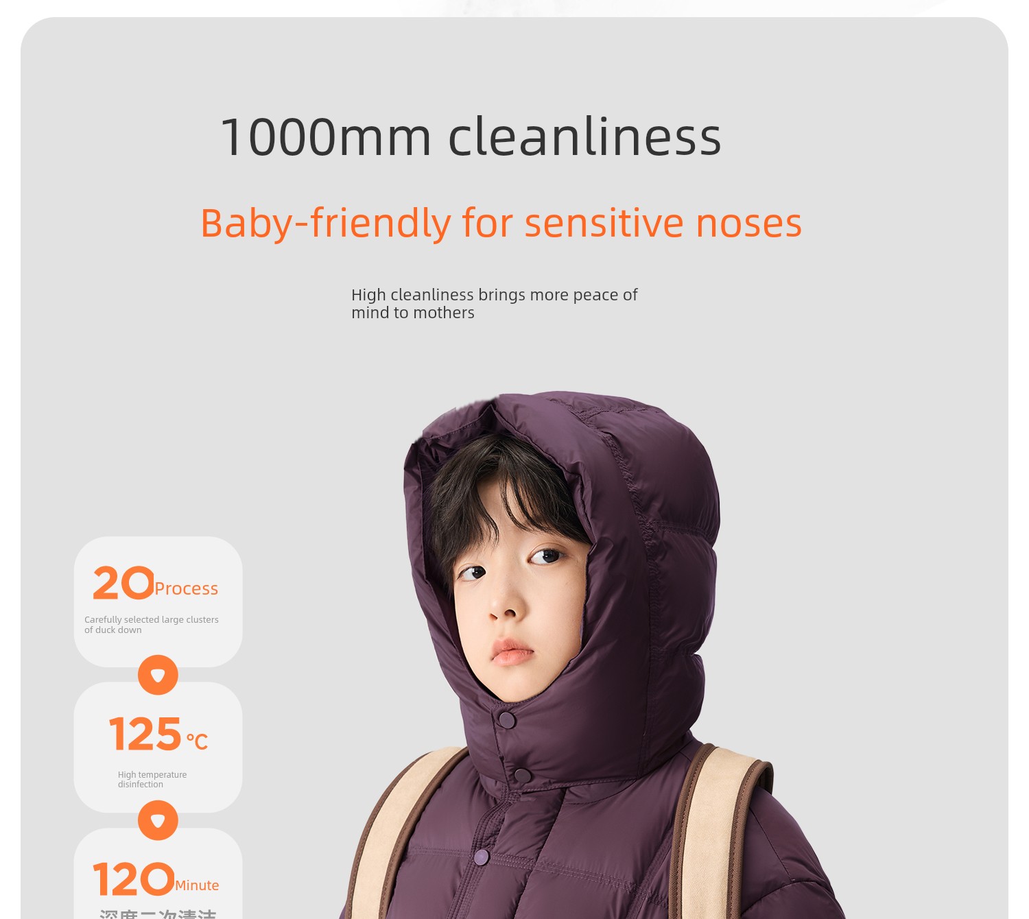 Zuoxi Children's Clothing Boys' down Jacket Winter Warm 2026 New Model Kids' Triple-Protection Thermal Storage Puffer Jacket for Older Children — 13