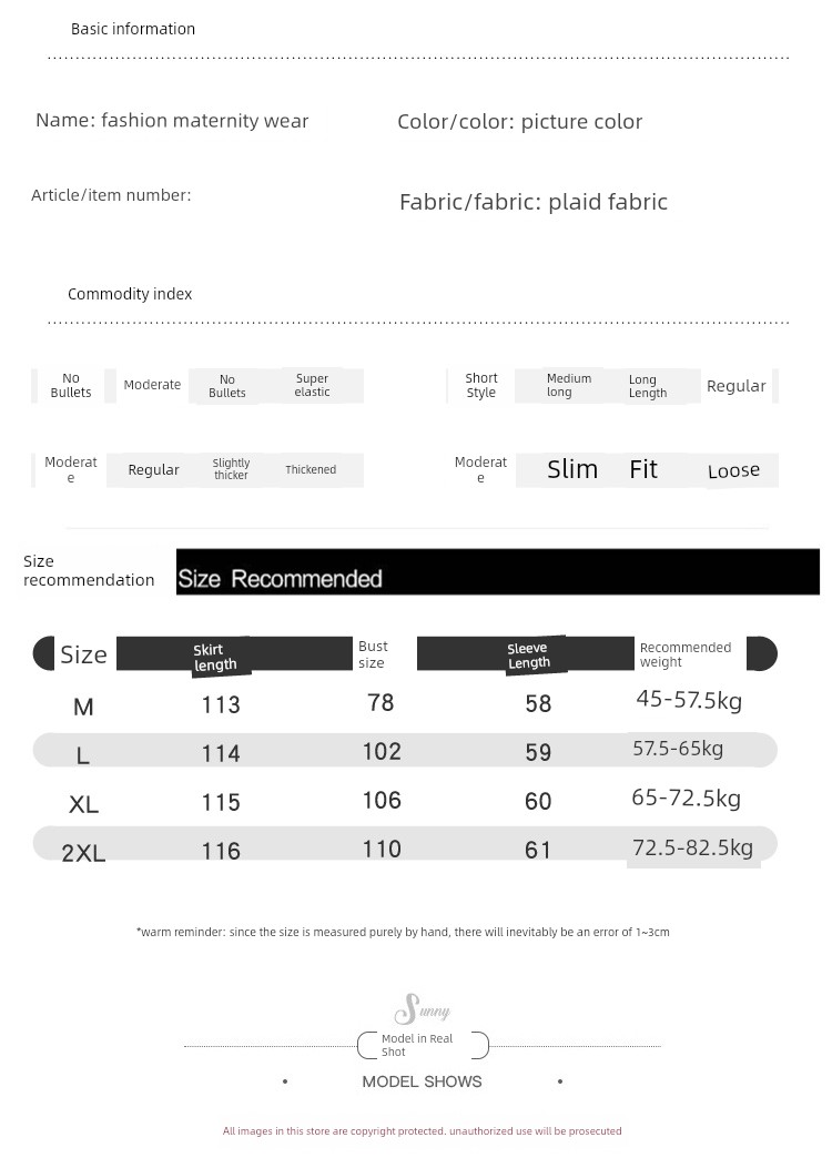 Maternity Wear 2026 New Autumn Style Loose Slimming Pleated Dress for Pregnant Mothers, High-End Nursing Long Dress — 9