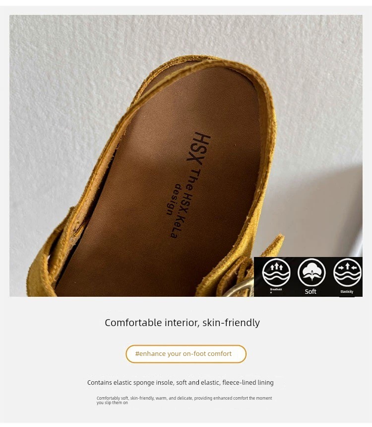 Girls' Birkenstock Sandals 2026 Summer New Retro Forest Style Closed-Toe Roman Shoes Children's Woven Hollow Breathable Sandals — 6