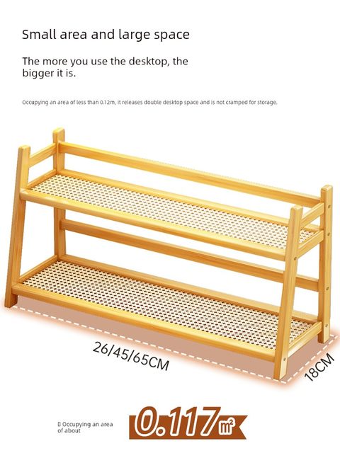 Desktop tea cup rack storage rack multi-layer tea set storage rack living room home tea table teapot display rack