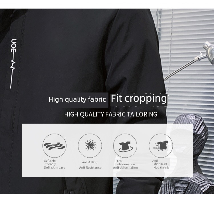 Spring and Autumn leisure time stand collar Put on your clothes man Jacket