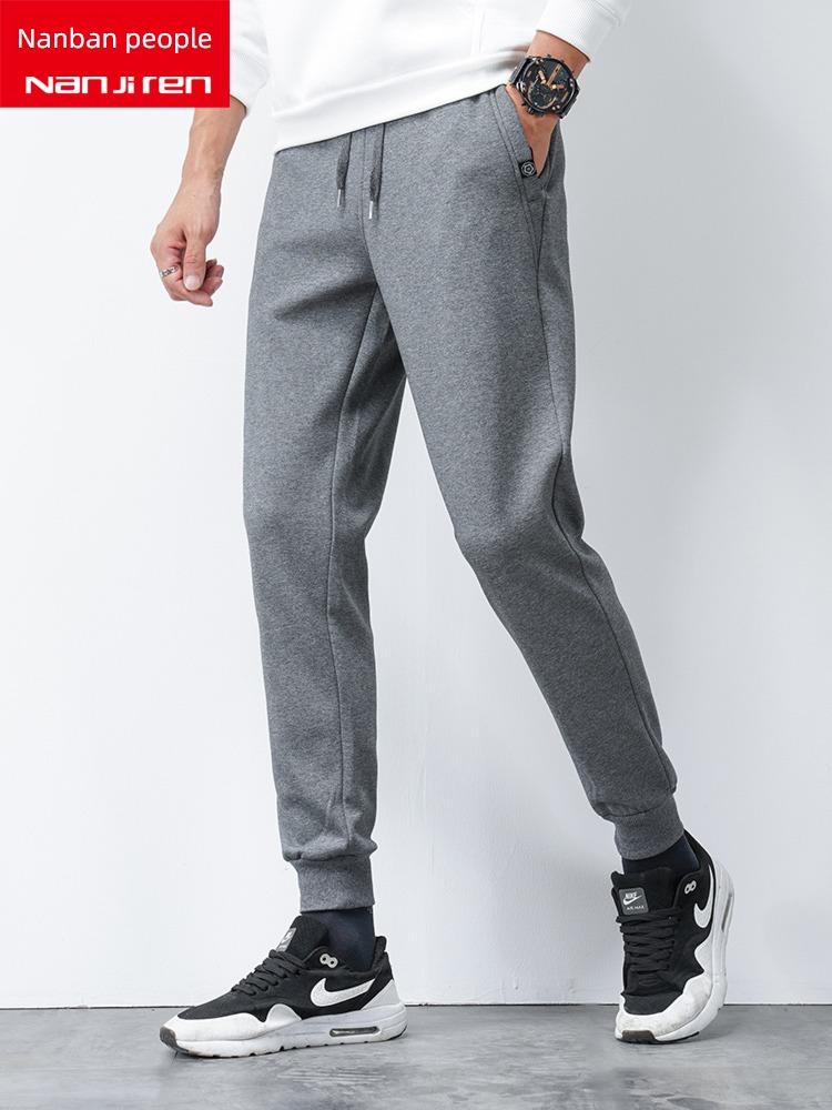 NGGGN easy Korean version knitting Autumn clothes Sports pants