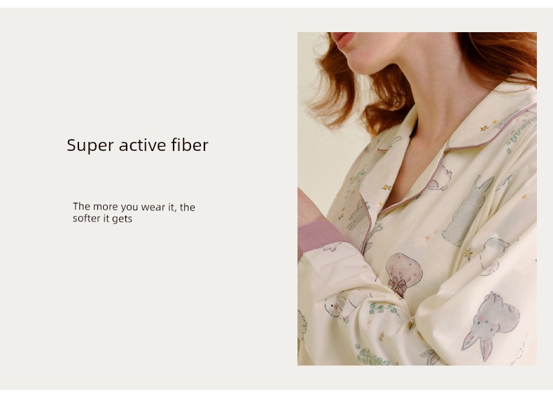 Sohiwoo Postpartum Clothing Autumn and Winter Style Pure Cotton Sweat-Absorbent Pajamas for Pregnant Women Special Postpartum Nursing Home Clothes — 43
