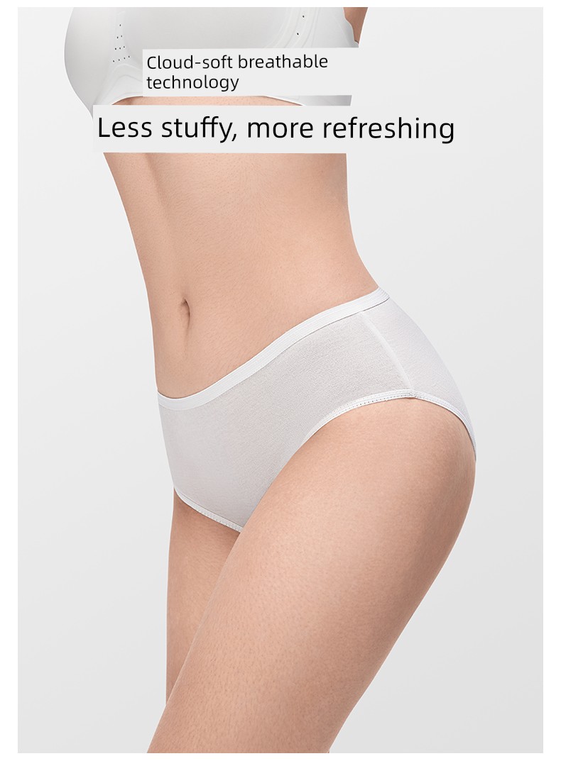Manxi Disposable Underwear 7A Grade Antibacterial Women's Travel Daily Disposable Pure Cotton Travel No-Wash Postpartum Maternity Postpartum — 9