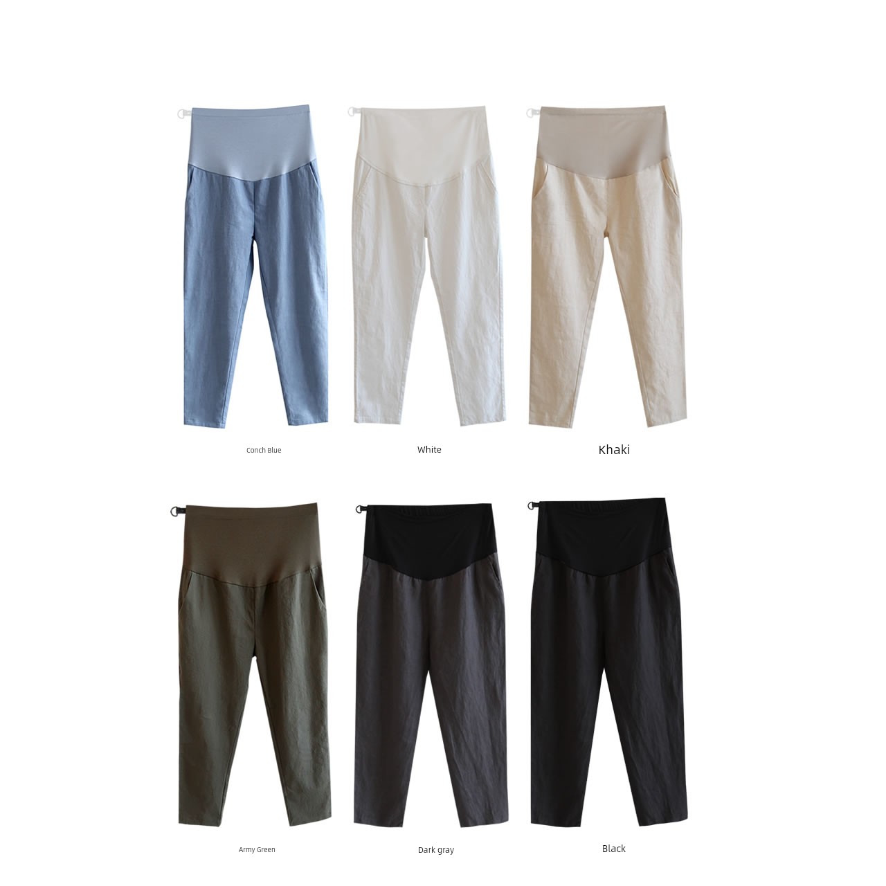Outwear Summer Thin Casual Cotton and Linen Autumn Maternity Pants — 4