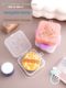 Powder puff storage box large size breathable and anti-mold with air hole empty box adapted to XL size powder puff marshmallow flip box