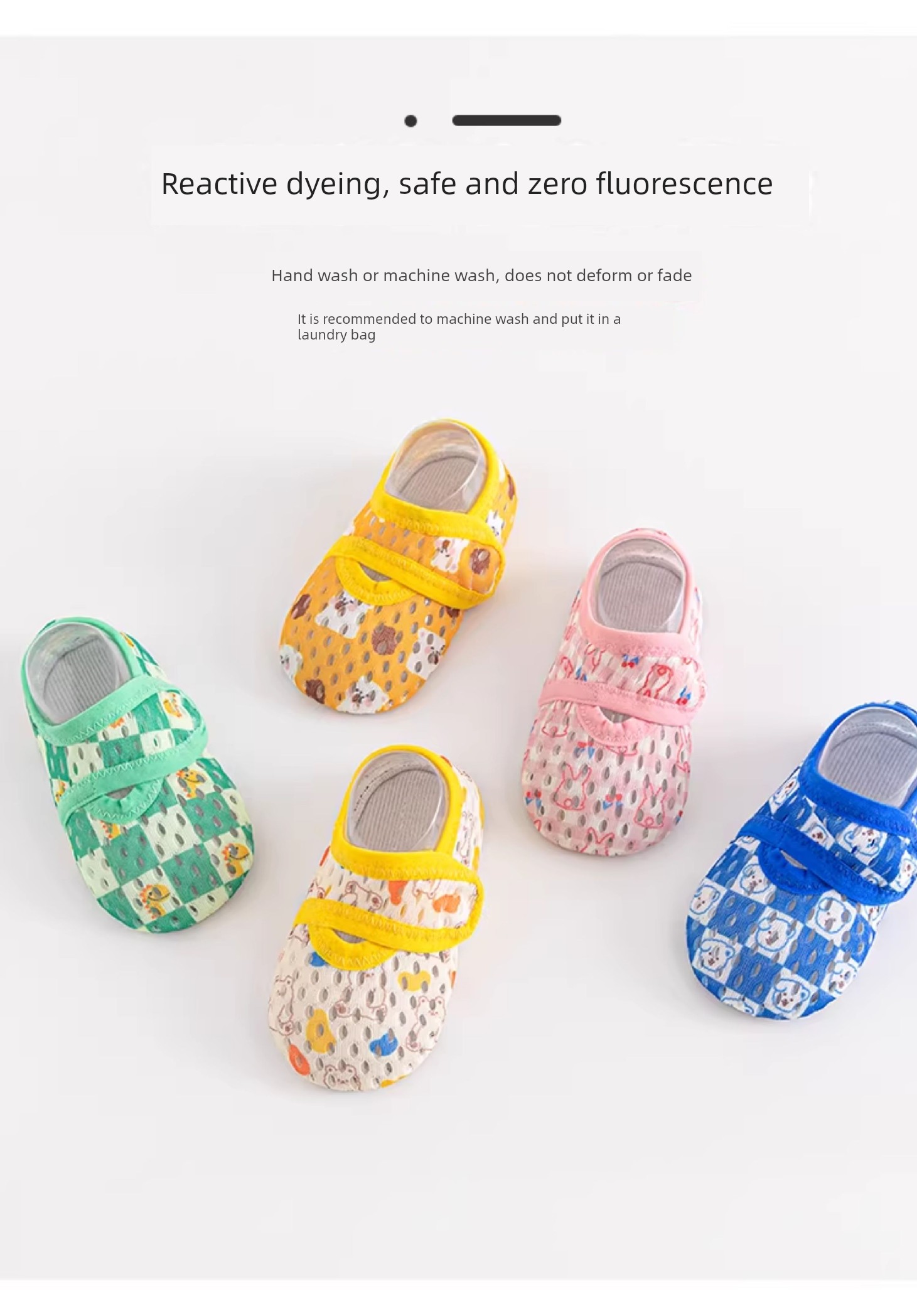 Baby Shoes and Socks Summer Thin Mesh Anti-Drop Indoor Non-Slip Sole Cool-Proof Soft Bottom Kids Toddler Baby Floor Shoes — 7