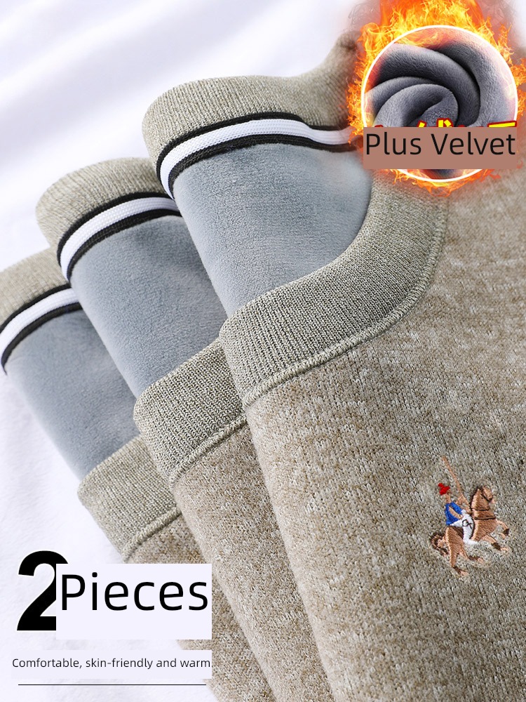 thickening keep warm Round neck Condom trend Versatile sweater