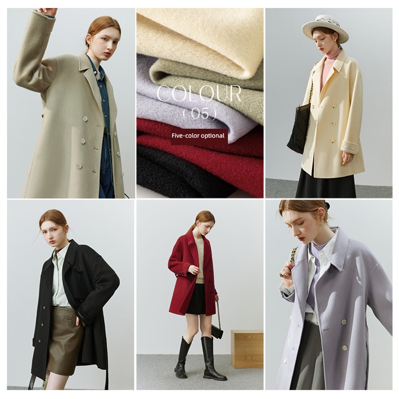 Van schlan 22FS4104 Medium and long term Woollen overcoat