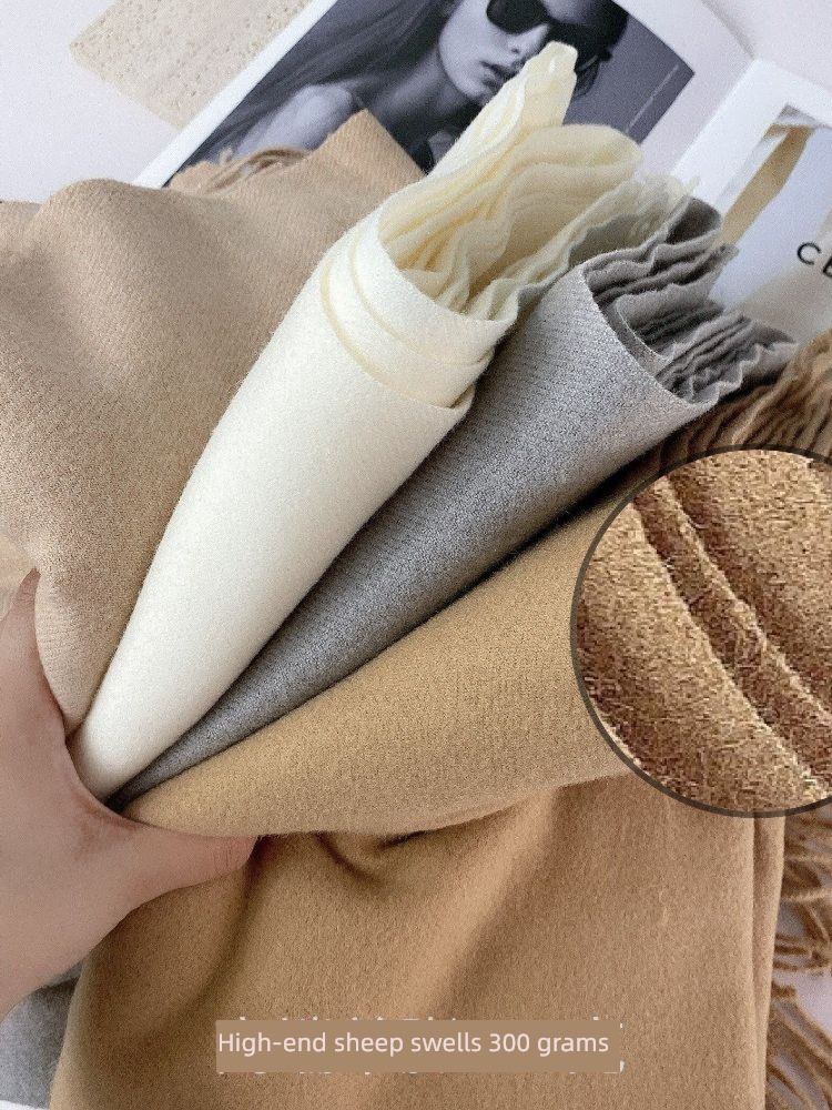 female winter thickening Pashmina  Versatile scarf Shawl