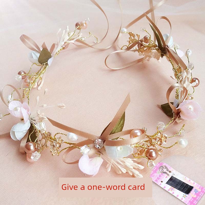 Girls Jewelry Princess Bridesmaid Performance Garland — 5