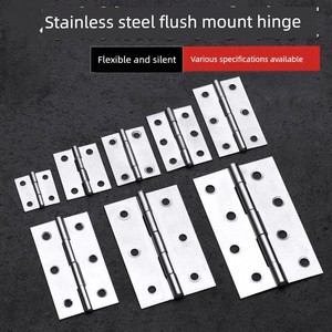 Cabinet Door Stainless Steel Flat Mini Hinge 1-Inch 2-Inch 3-Inch 4-Inch Hinge Door and Window Folding Hinge Box