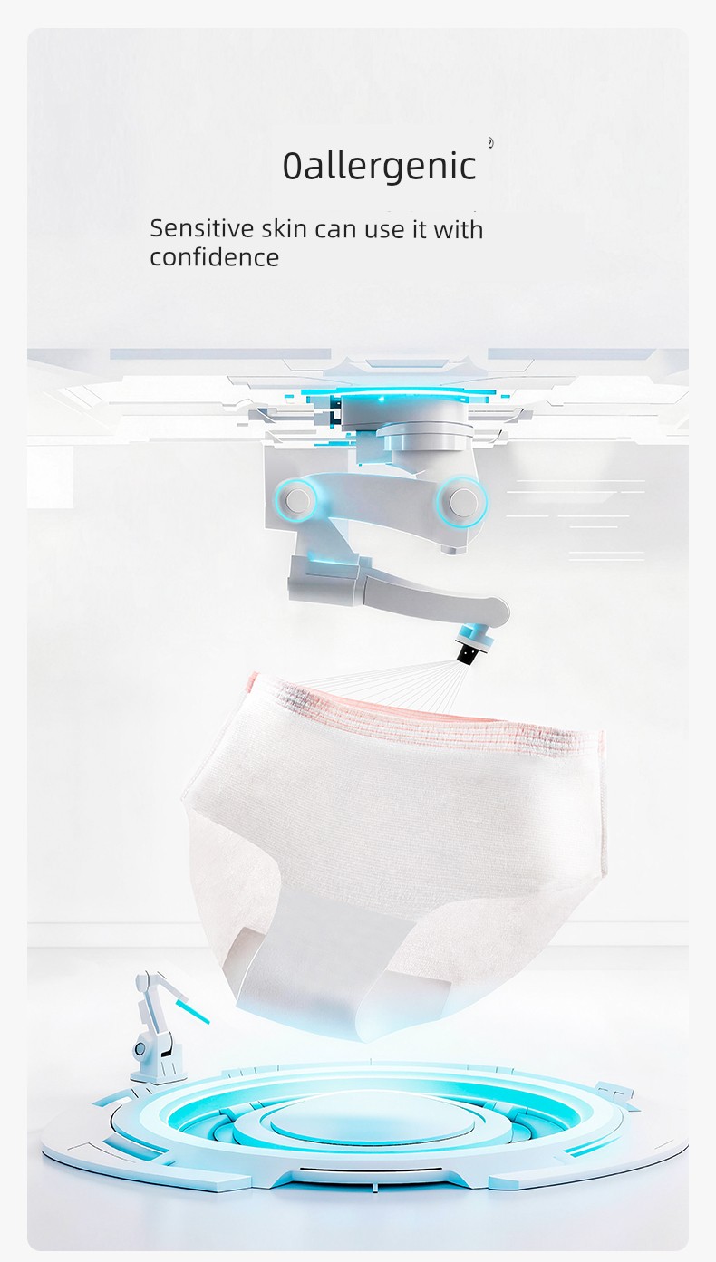 Deyou Disposable Underwear Women's Business Trip Sterilization Disposable Daily Disposable Pants Female Aunt Period — 8