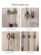 Mop hook without hole punching bathroom storage tool sticky hook broom hanger powerful adhesive wall hanging mop clip