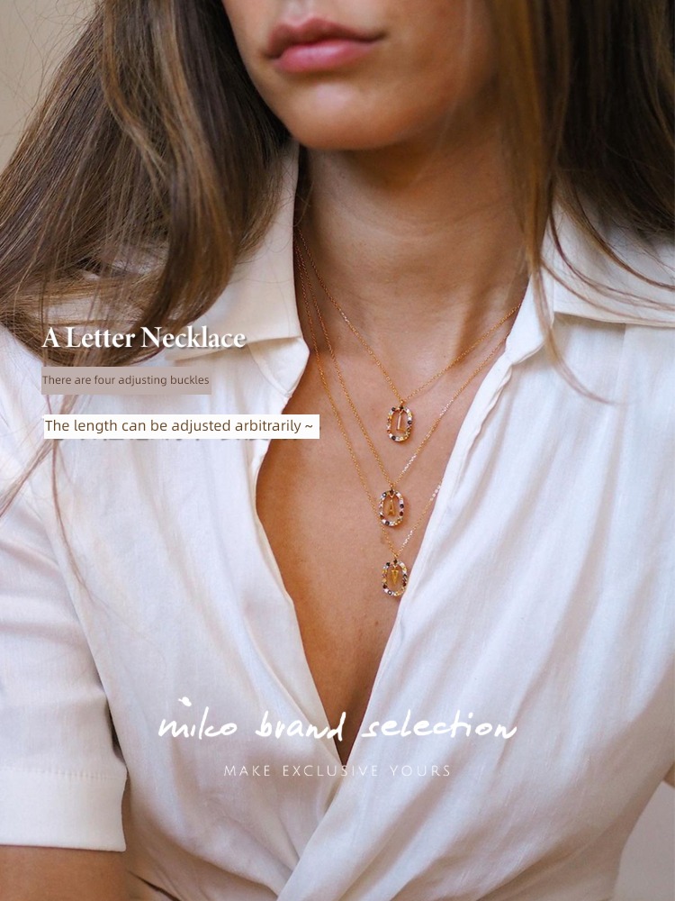 PDPAOLA Spain female crystal gemstone Necklace