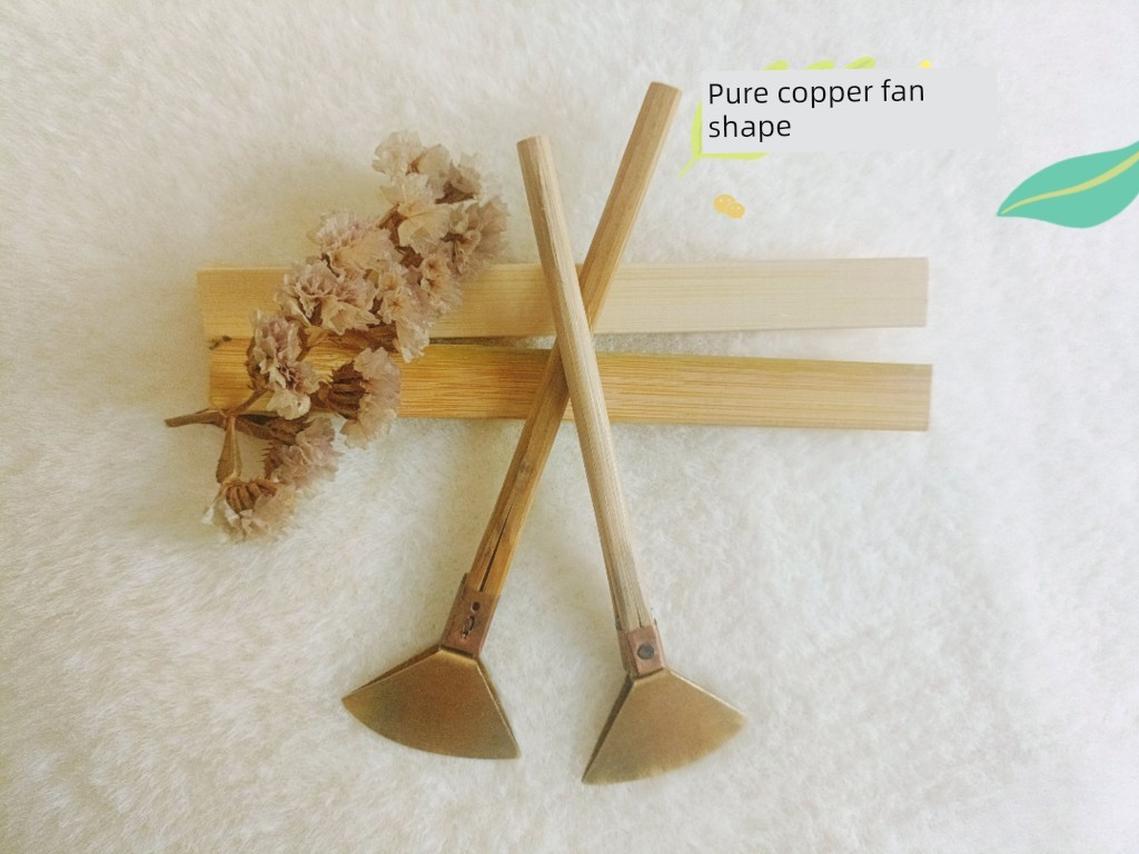 Guizhou Ethnic Minority Miao Ethnic Group's Unique Wax Dyeing DIY Tool Pure Copper Fan-Shaped Wax Knife