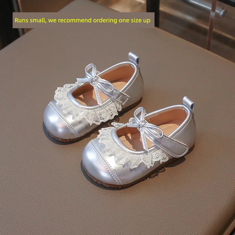 0-1 to 3 Years Old Baby Girl Princess Shoes, Stylish Spring and Autumn Style Infant Shoes, Toddler Shoes, Soft-Soled Leather Shoes, Trendy 2 — 6