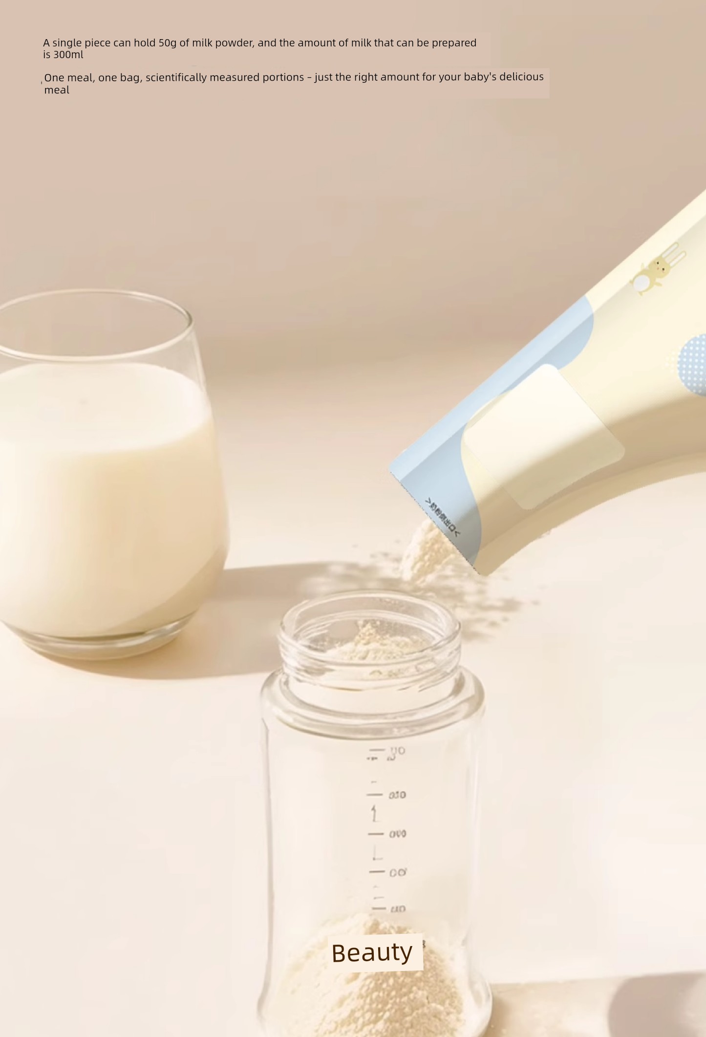 Beingmate Milk Powder Bag, Disposable Portable Milk Storage Bag, Milk Powder Dispensing Bag, Sealed Storage Bag, Food Grade — 24