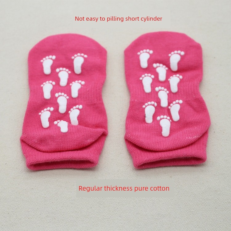 Room Socks Summer Thin Kids Interior Home Non-Slip Socks Pure Cotton Adult Yoga Socks Baby Early Education Socks — 4