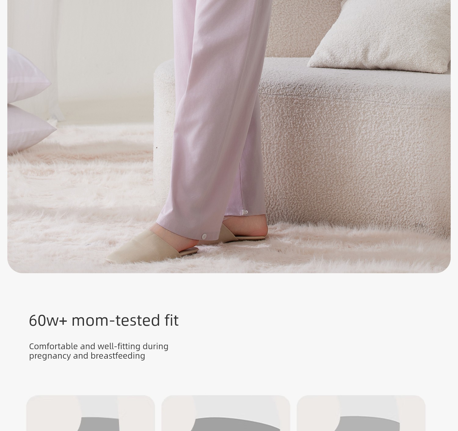 Fenyi Postpartum Clothing Autumn and Winter Pure Cotton Breathable Nursing Top for Pregnant Women Postpartum Breastfeeding Nursing Clothes for Going Out — 28