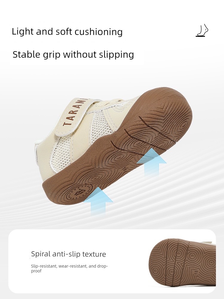 Tyrannis Children's Shoes 101 Step-Pre-Walking Shoes for Boys, Soft-Soled Newborn Shoes for Girls, Breathable and Comfortable Infant Shoes — 3