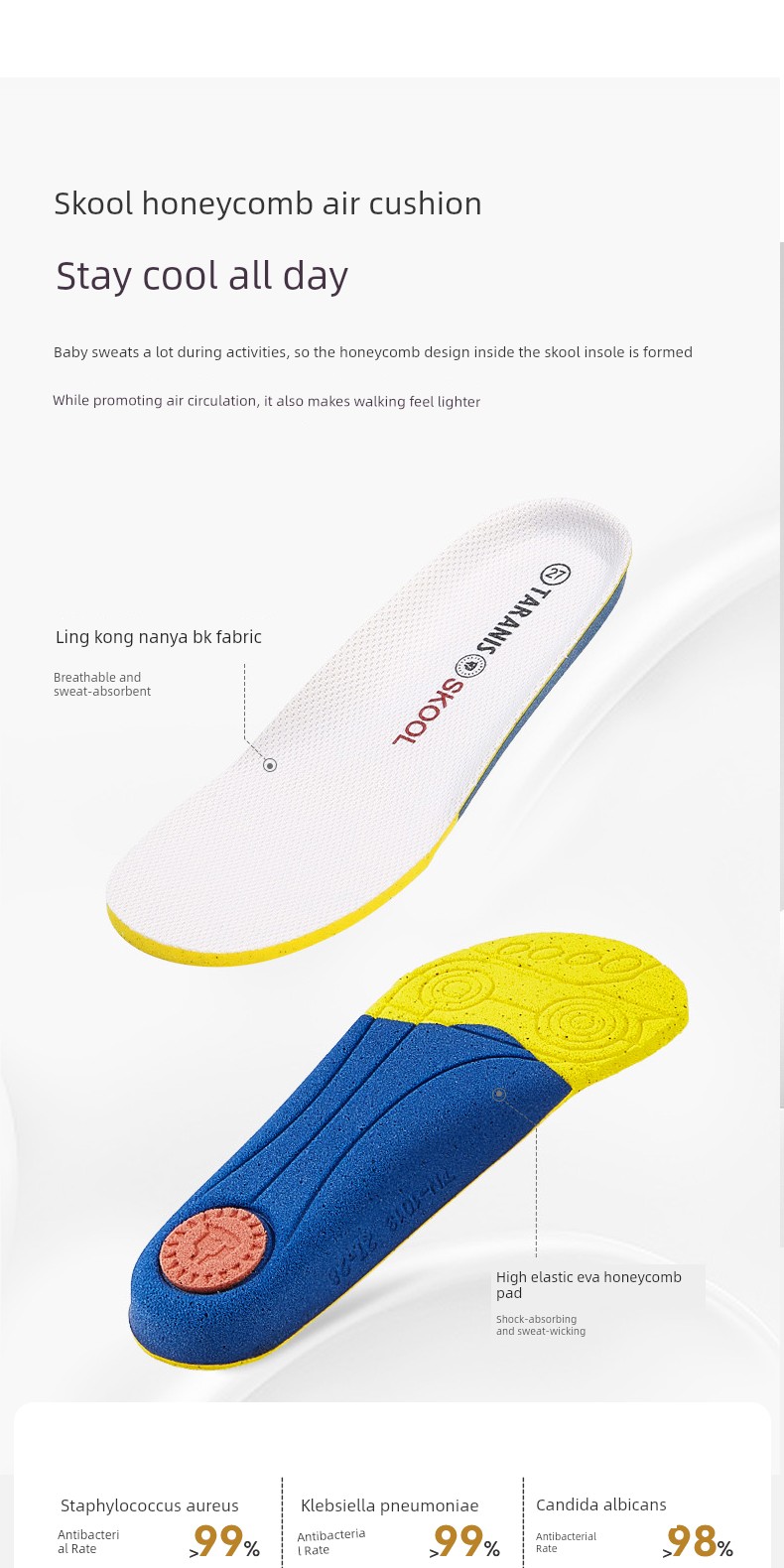 Tyrannis Children's Shoes Autumn Style Kids' Sneakers for Older Children, Campus White Shoes for Boys and Girls, Casual Sports Shoes — 5