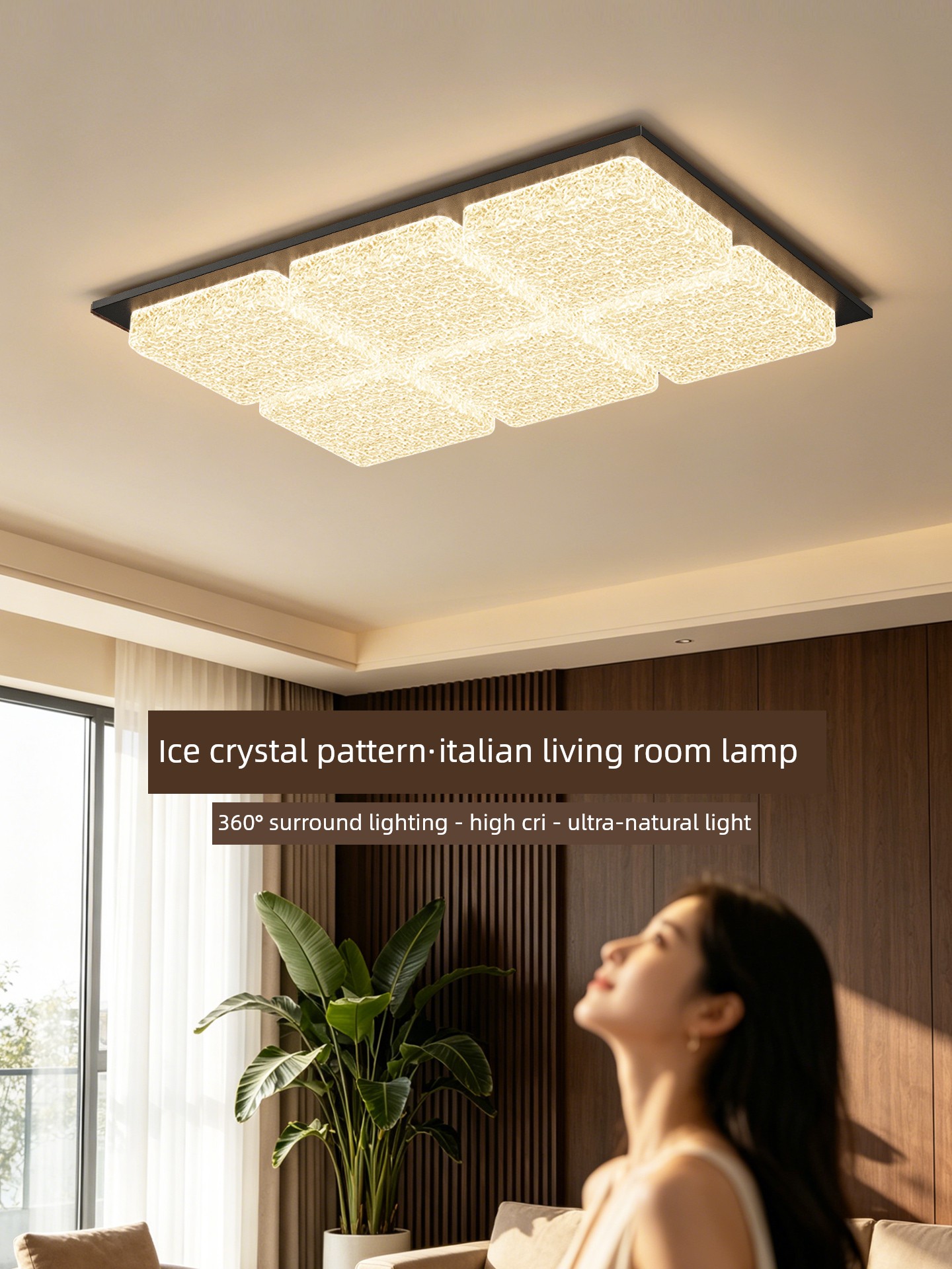 Italian Minimalist Living Room Main Light, Light Luxury High-End Bedroom Ceiling Light, Zhongshan Lighting Fixtures for the Whole House, 2026 New Model 293F