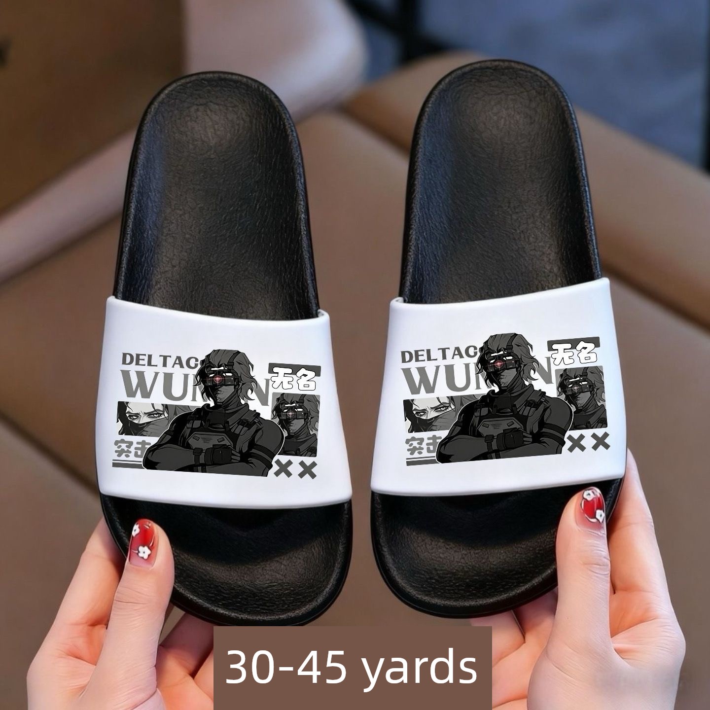 Delta Action Weilong Children's Slippers Summer Non-Slip Soft-Soled Boys' Cartoon Home Bathing Slippers for Older Children — 17